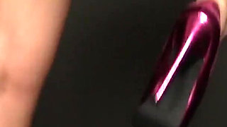 Pretty Katie does footjob with huge cock and sucks it hard