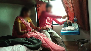 Part 2 Train Mein Suhagarat with Bhabhi Dewar in Moving Train Bhabhi Celebrates Suhagarat with Dewar for the First Time Hindi Audio