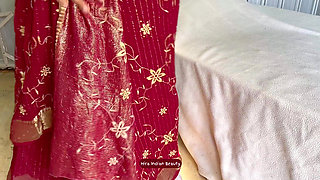Hira's Erotic Saree Dance - Sari Wearing ASMR - Teasing Belly & Butt Shake
