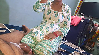 Indian Desi Bhabhi Sucking Big Brothers Dick Get Cum in Mouth