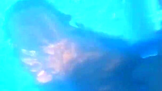 Dildo Fuck and Dildo Blowjob While Holding My Breath Underwater in Pool