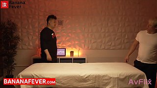 Fat Chinese Massage Therapist Seduces White MILF with Full Service Happy Ending