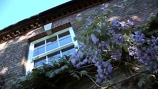 Hot group sex in outdoors by pool