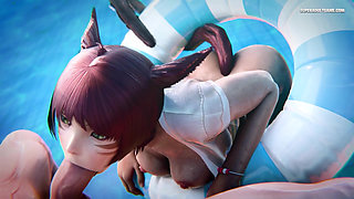 Sexy Squirrel Girl Gets Thick Cock In Her Tight Ass - 3D Realistic