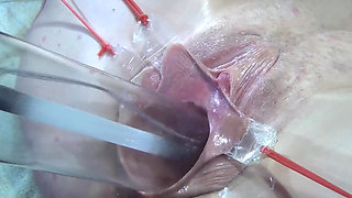 10 Far Spread Pussy Close up Fucking with Lamp 1000 Watt