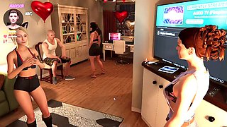 Big tits big ass, animated porn, house party game