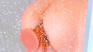 Hot milf milks in the shower while you stroke your big