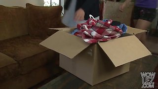 Young Lezzies Found Some Crazy Stuff In A Box - Capri Anderson