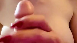 Dildo Enters Between My Breasts and Suck
