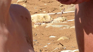 On the Nudist Beach