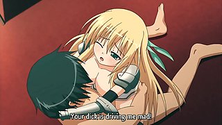 Hentai: Sexy Buxom Blonde Babe Dominates Her Submissive Partner In the Hottest Way