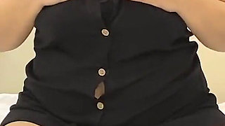 Horny Housewife Couldn't Cheat Again, Her Oiled up Beautiful Big Natural Tits Bouncing