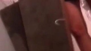 Leather Domme Pegs Suspended Stud Deep and Hard