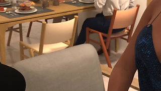 Dolly's Breeding Party by Two-lick Bakery - Lonely Wife Plays Hard to Get with the Rude Handyman 3