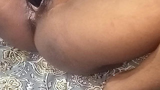 18-year-old girl puts eggplant in her pussy hardcore