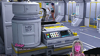 Stranded in Space - Blue Haired MILF Want Threesome with Me & Hot Busty Doctor