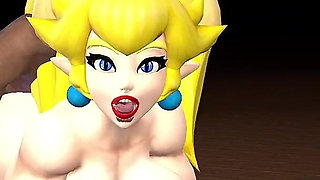 Bowsette Doggy Position in the Castle