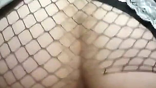 Hot Tied up Maid with Fox Tail Plug Rides Dildo - Joyliii