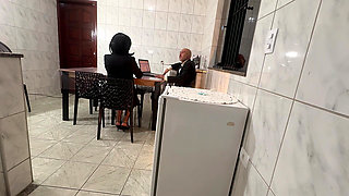 Secretary Is Surprised with Slaps on the Butt and Anal Penetration with Creampie