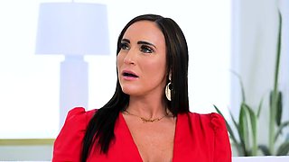 Inviting old cougar friend into a FFM threesome