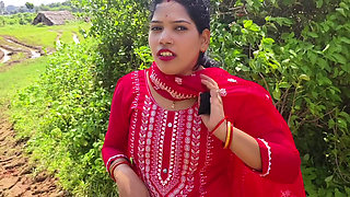 Beautiful Bengali girl boobs show in outdoor with her boyfriend