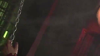 Jasmine Black a big engaged slut with firm and velvety breasts enjoys while holding a hard cock in her pussy