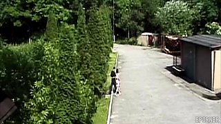 Great Fucking With Hot Hairy Brunette MILF - Cumshot