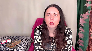 Miss Ffw Smokes in a Summery Dress