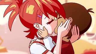 A foolish kiss turned in to a hardcore creampie - cartoon porn
