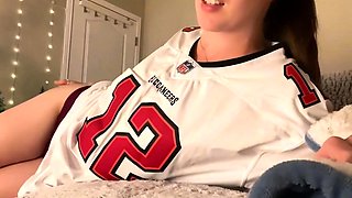 Super Bowl Bet Leads to Steamy Solo Session