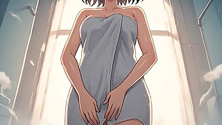 Uncensored video of 18 Year old Anime Girl, 3D Cartoon on closeup by Kiidzy Animates, AI Generated Cartoon content 3D Animation