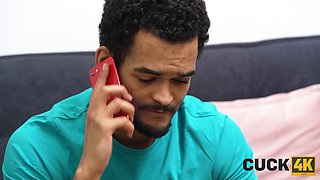 Cuck4k. pregnant blonde with Natural Tits is luving stranger's knob in front of her hubby