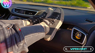 Wifebucket Amateurs - My Girlfriend Got a Sudden Urge to Orgasm on Our Last Trip