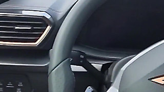 Handjob While Driving - Outdoor Fuck and Cum on Monster Ass