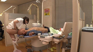 Elegant Dental Hygienist Leaning Close