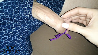 31 Minutes with a Tied Foreskin! Then Lots of Precum and a Gorgeous Cumshot