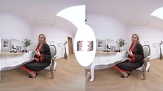 VIRTUAL TABOO - Busty Milf Playing With Huge Dildo