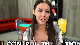 Young towheaded students sharing a tasty blowjob