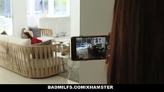 Badmilfs - hot cougar shares penis with step-daughter