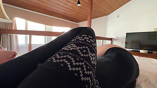 Waking up Horny Next to Step Bro and Letting Him Creampie Me