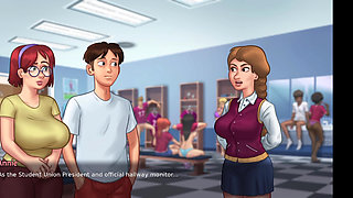 Judith and Anon first meeting in bathroom