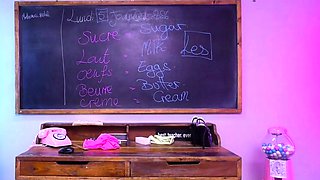 Brunette babe chelsea french solo masturbation