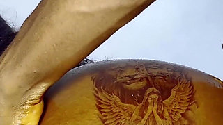 I Fuck Her on the Chair on Doggy Style and Cum Inside Her Pussy