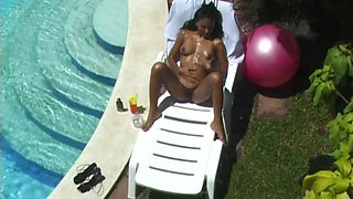 Two asian girl night and day posing