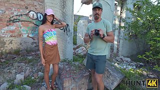 Slutty Brunette Enjoys A Passionate Anal Fuck With A Stranger