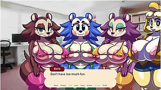 Foursome With Three Busty Phat Ass Furrys!!! - Waifu Crossing