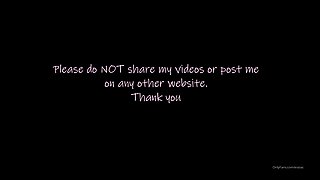 Solo masturbation of a beautiful amateur blonde