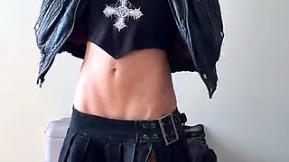 Emo Teen Becka Solo Webcam Masturbation Porn