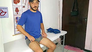Nurse sees patient's bulge!