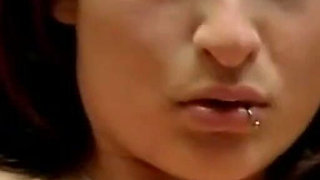 Hot Slutty Girl with Big Tits Masturbates Her Clit with Vibrator and Pussy with Dildo